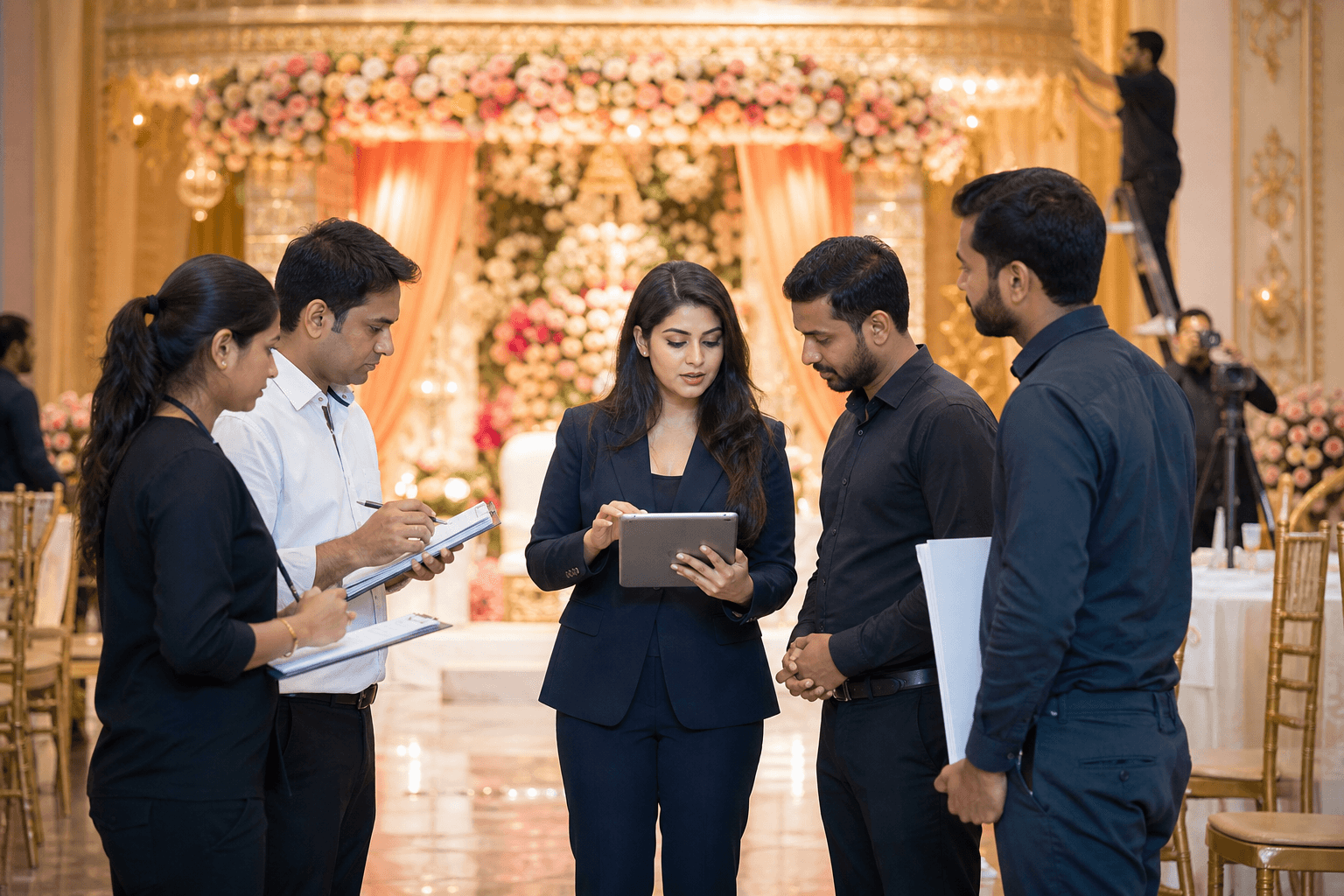 Agent coordinating wedding vendors