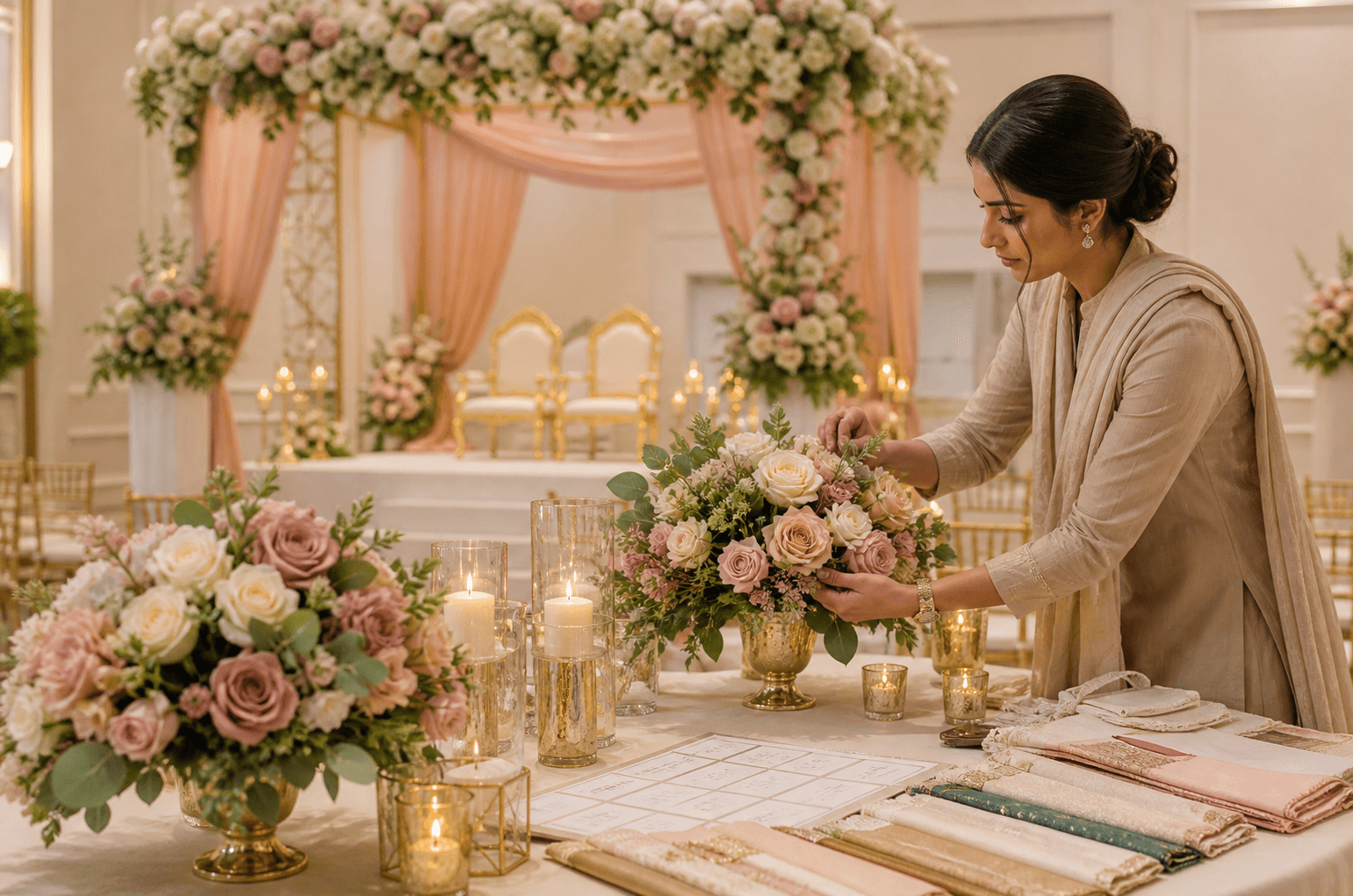 Pastel mandaps are leading summer wedding decor
